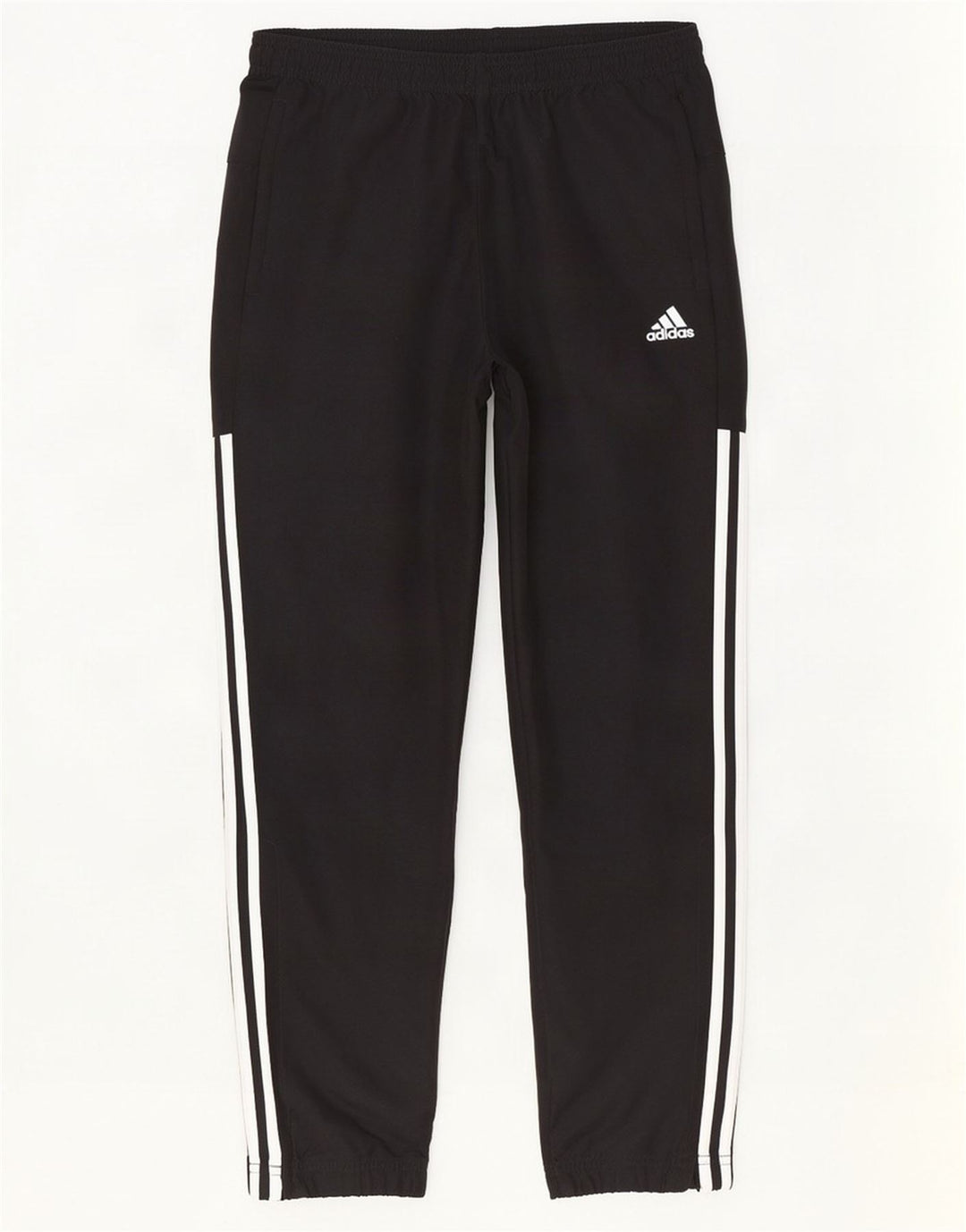Adidas Mens Tracksuit Trousers Joggers Small Black Polyester