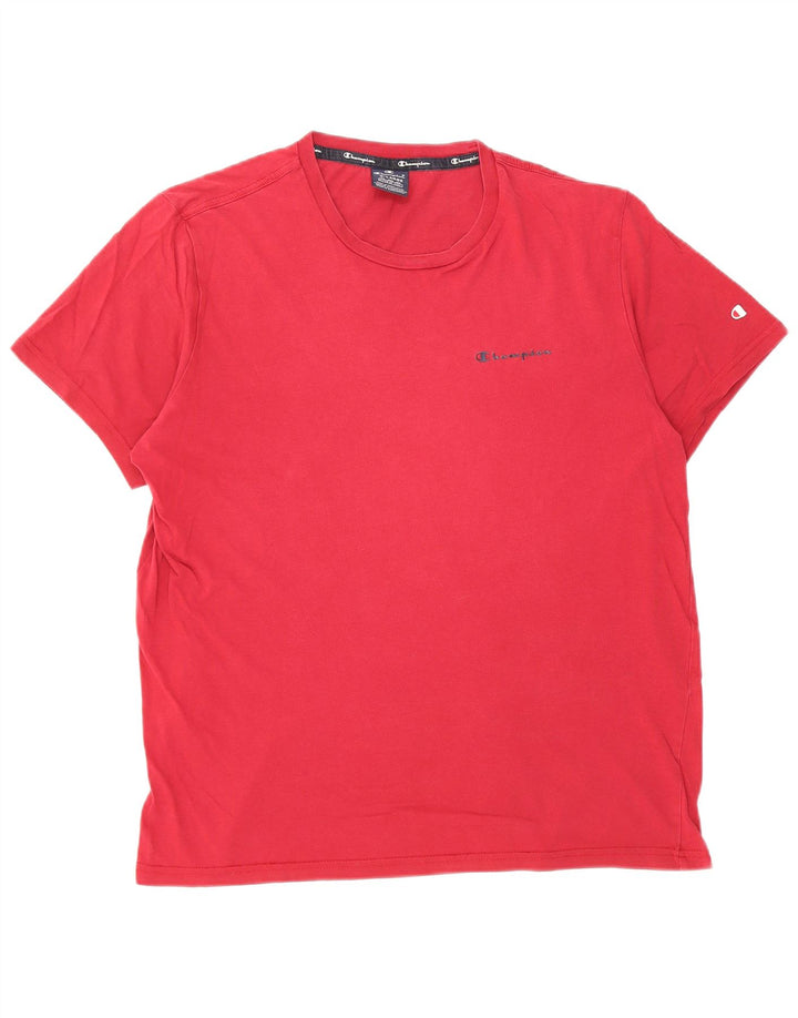 Champion Mens T-Shirt Top XL Pink
