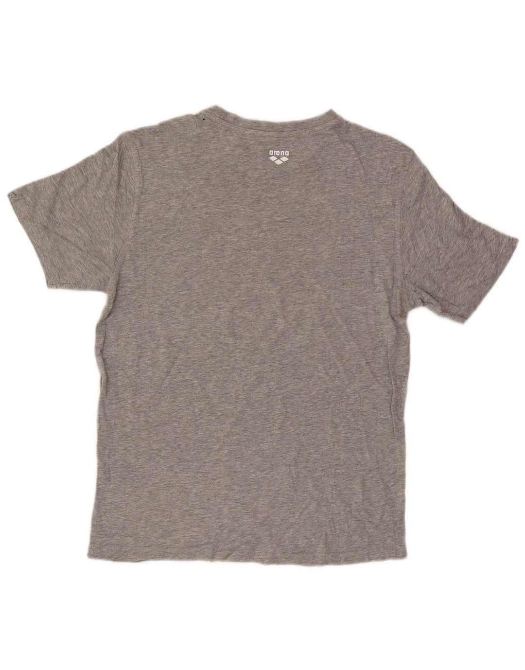Arena Mens Graphic T-Shirt Top Small Grey