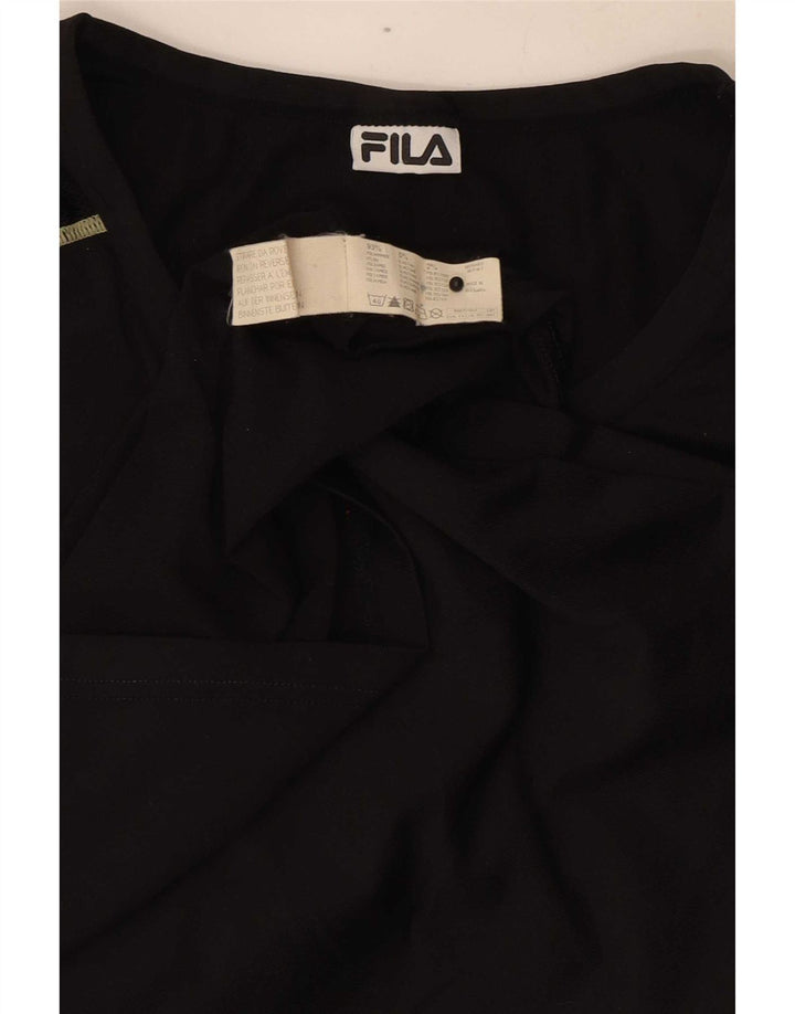 Fila Mens Graphic Vest Top Small Black Polyamide