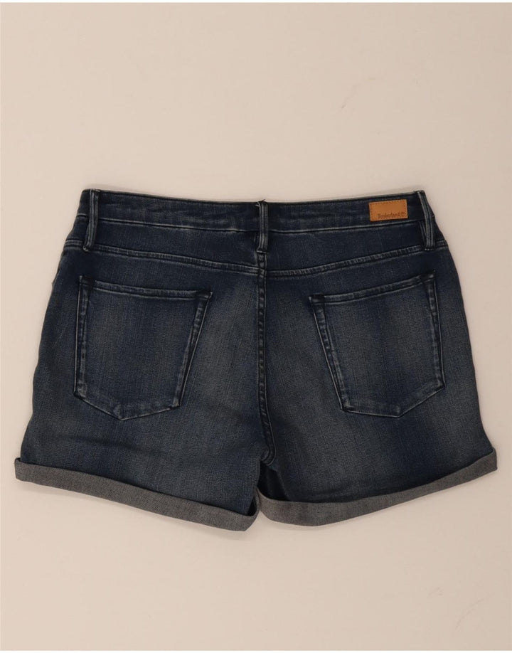Timberland Womens Denim Shorts W29 Medium Navy Blue Cotton