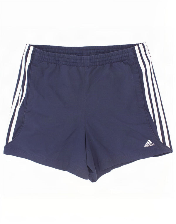 Adidas Boys Sport Shorts 15-16 Years Navy Blue Polyester