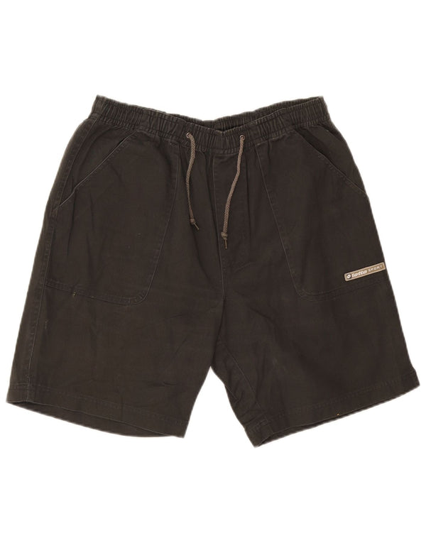 Lotto Mens Chino Shorts UK 36/38 Small W30 Grey Cotton