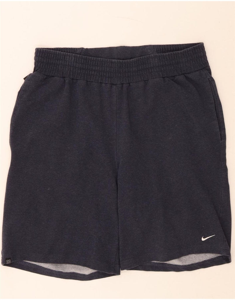 NIKE Mens Dri Fit Sport Shorts XL Navy Blue Cotton Vintage Nike and Second-Hand Nike from Messina Hembry 