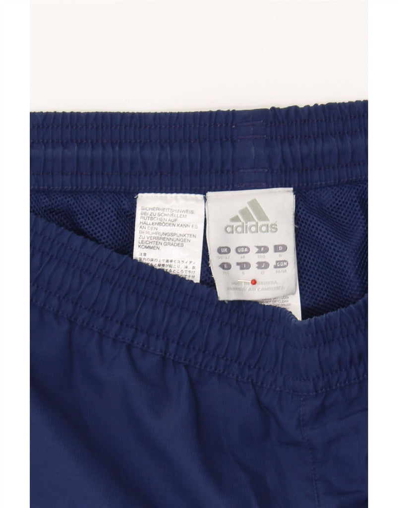 ADIDAS Mens Tracksuit Trousers Joggers UK 40/42 Medium  Navy Blue Vintage Adidas and Second-Hand Adidas from Messina Hembry 