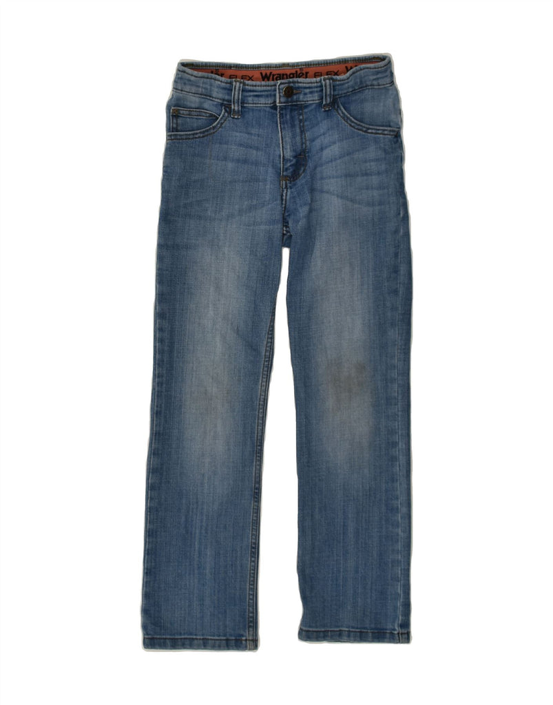 WRANGLER Boys Regular Straight Jeans 9-10 Years W26 L24 Blue Cotton | Vintage Wrangler | Thrift | Second-Hand Wrangler | Used Clothing | Messina Hembry 