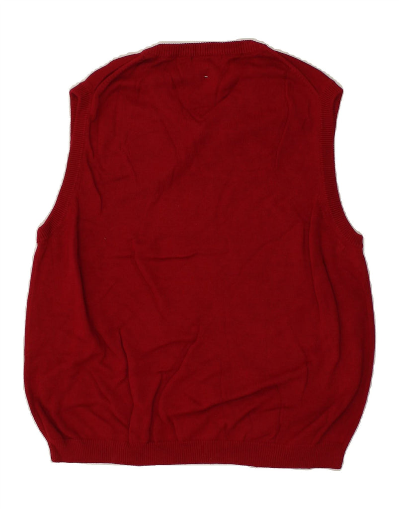 EDDIE BAUER Mens Vest Tank Top Large Red Cotton | Vintage Eddie Bauer | Thrift | Second-Hand Eddie Bauer | Used Clothing | Messina Hembry 