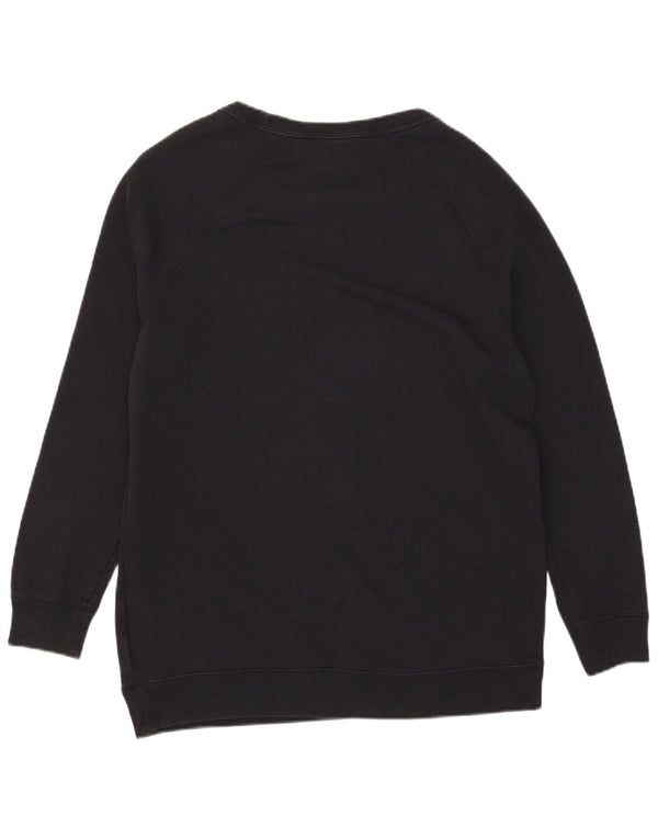 Nike Mens Graphic Sweatshirt Jumper Medium Black Cotton