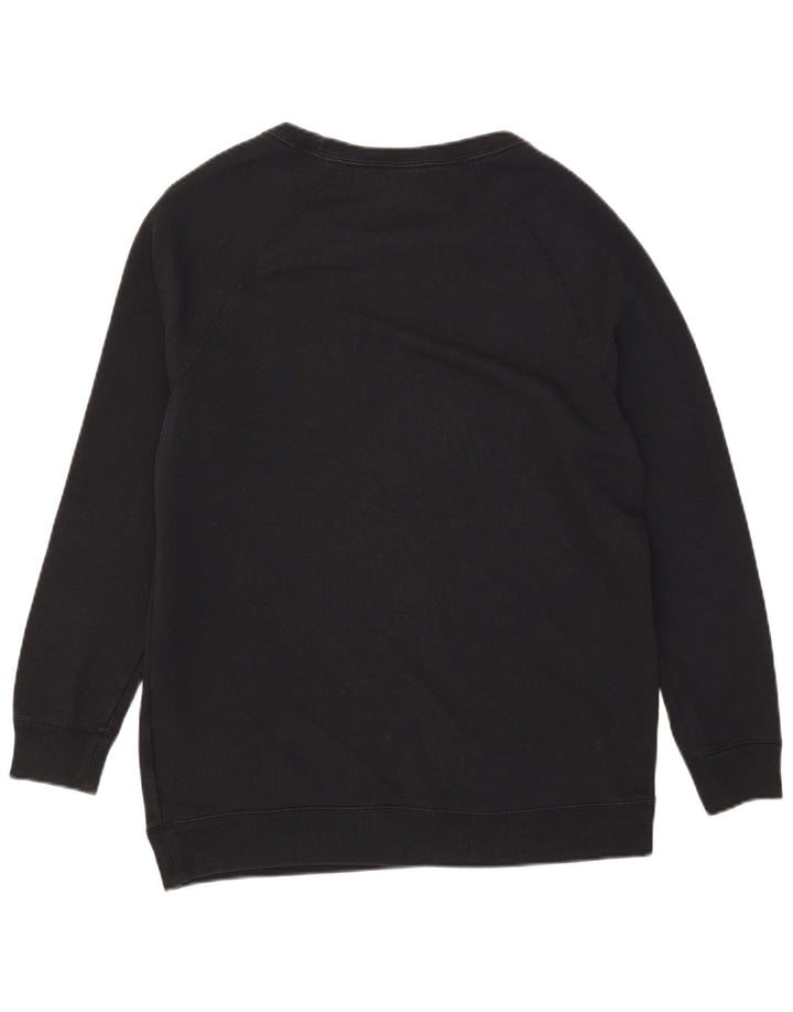Nike Mens Graphic Sweatshirt Jumper Medium Black Cotton