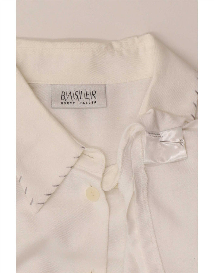 Basler Womens Shirt Blouse EU 44 XL White Viscose