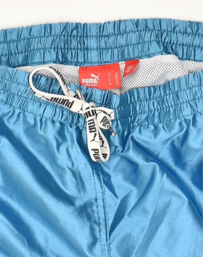 PUMA Boys Sport Shorts 9-10 Years UK 26 Blue Polyester | Vintage Puma | Thrift | Second-Hand Puma | Used Clothing | Messina Hembry 