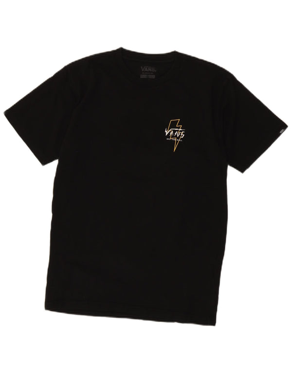 Vans Mens Classic Fit Graphic T-Shirt Top Small Black