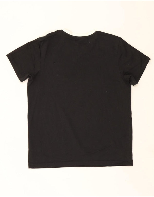 Adidas Womens Oversized T-Shirt Top UK 8/10 Small Black Cotton