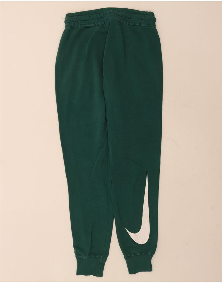 Nike Mens Graphic Tracksuit Trousers Joggers Small  Green Cotton