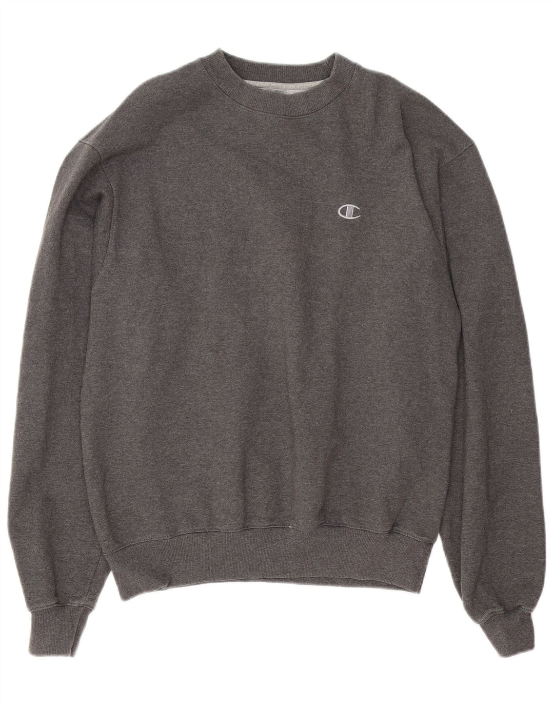 Champion Mens Sweatshirt Jumper Medium Grey Cotton