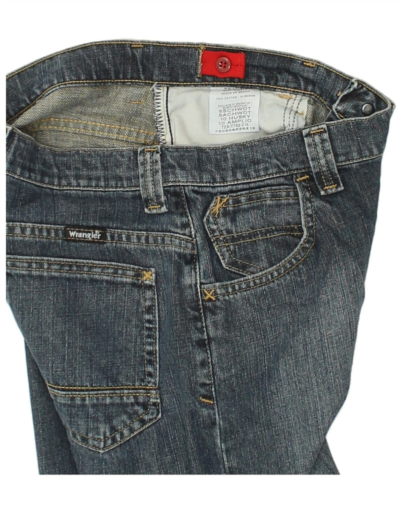 WRANGLER Boys Husky Straight Jeans 9-10 Years W28 L24 Blue Cotton | Vintage Wrangler | Thrift | Second-Hand Wrangler | Used Clothing | Messina Hembry 