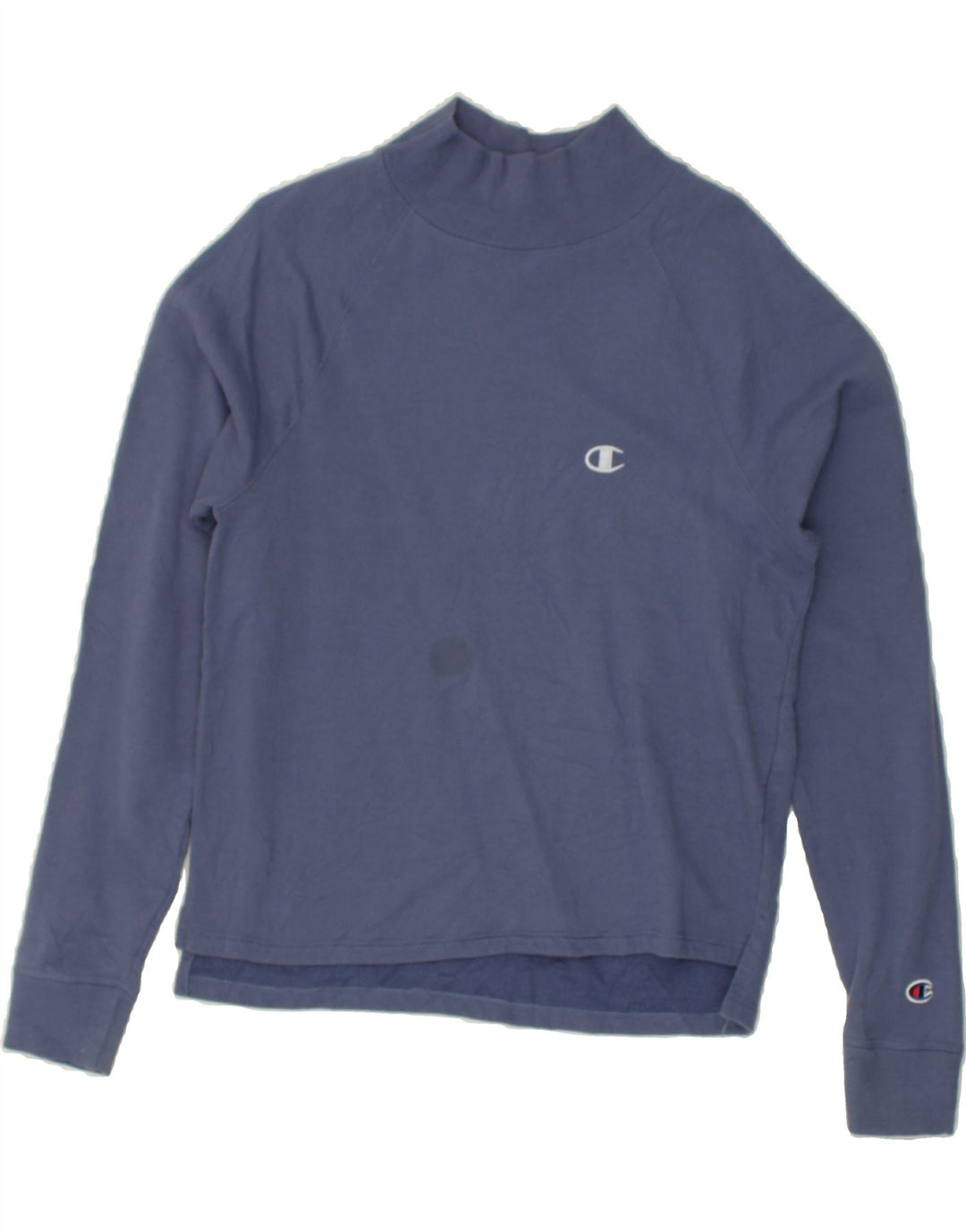 CHAMPION Womens Sweatshirt Jumper UK 10 Small Navy Blue Polyester Vintage Champion and Second-Hand Champion from Messina Hembry 