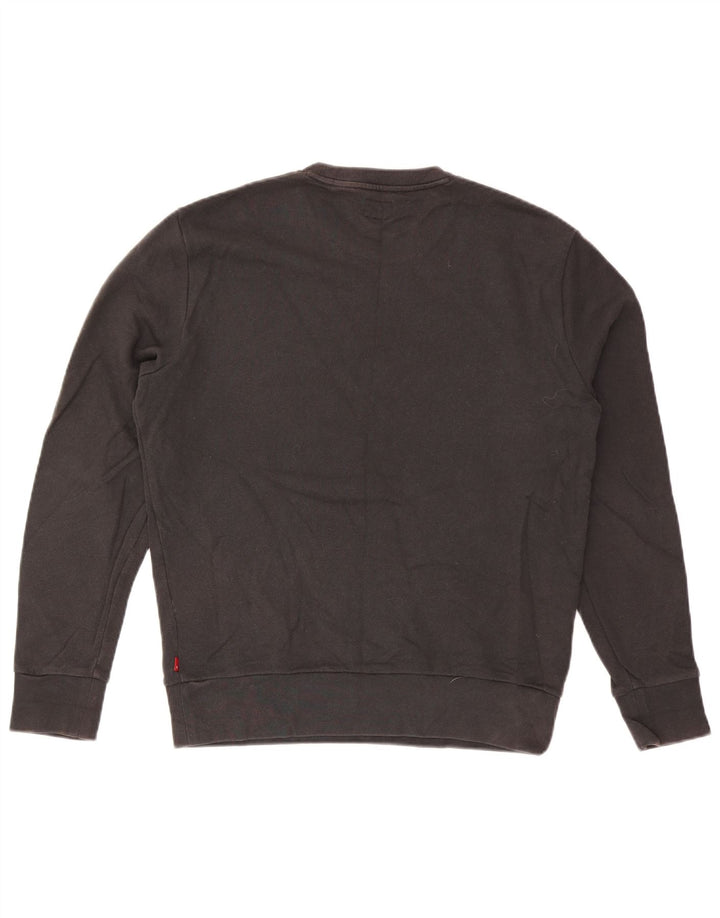 Levi's Mens San Francisco Graphic Sweatshirt Jumper Medium Black Cotton