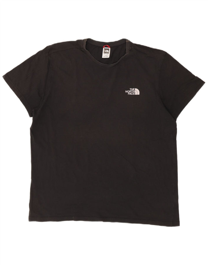 The North Face Mens T-Shirt Top XL Black Cotton