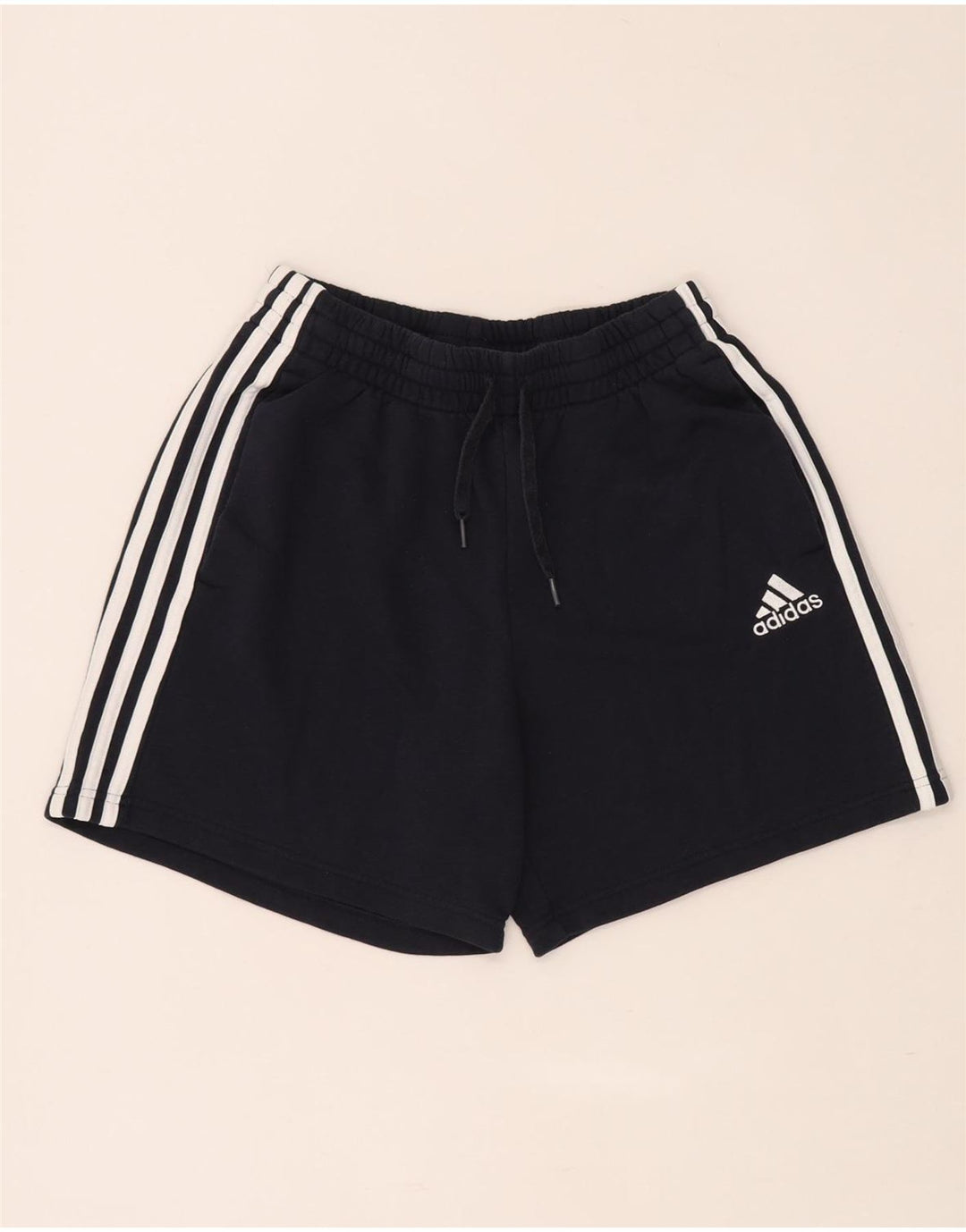 Adidas Mens Sport Shorts Medium Navy Blue Cotton