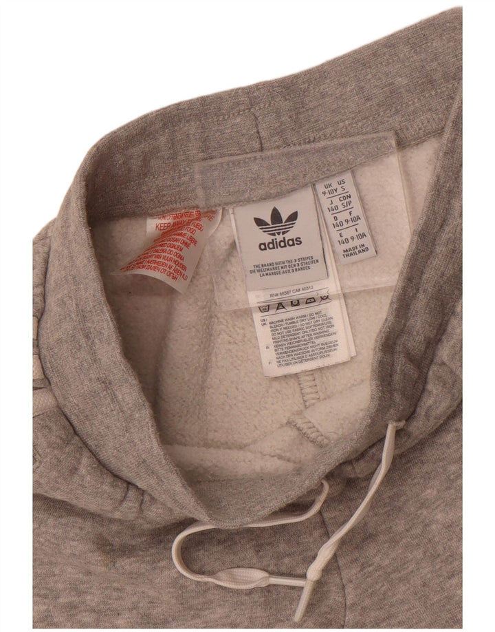 Adidas Boys Sport Shorts 9-10 Years  Grey Cotton