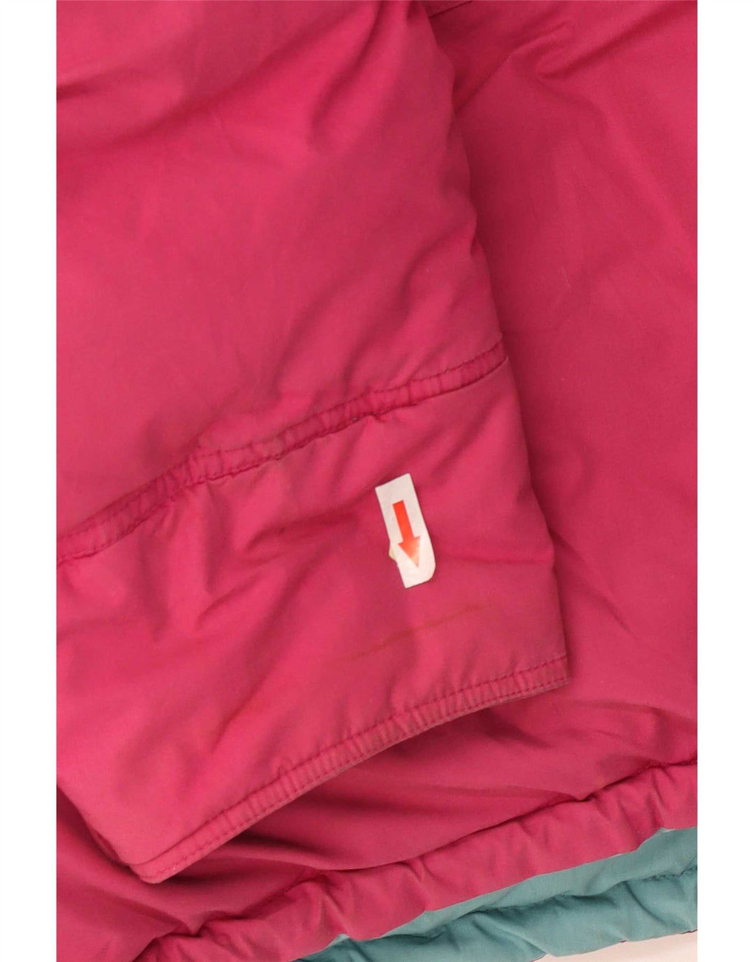 Diadora Mens Padded Jacket UK 36 Small Pink Colourblock Polyester