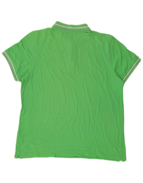 Lotto Mens Polo Shirt Large Green Cotton