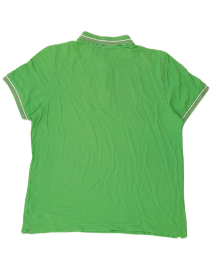 Lotto Mens Polo Shirt Large Green Cotton
