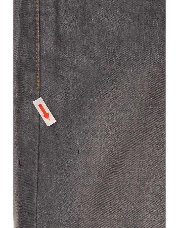 Levi's Mens 511 Tapered Slim Jeans W32 L30 Grey Cotton