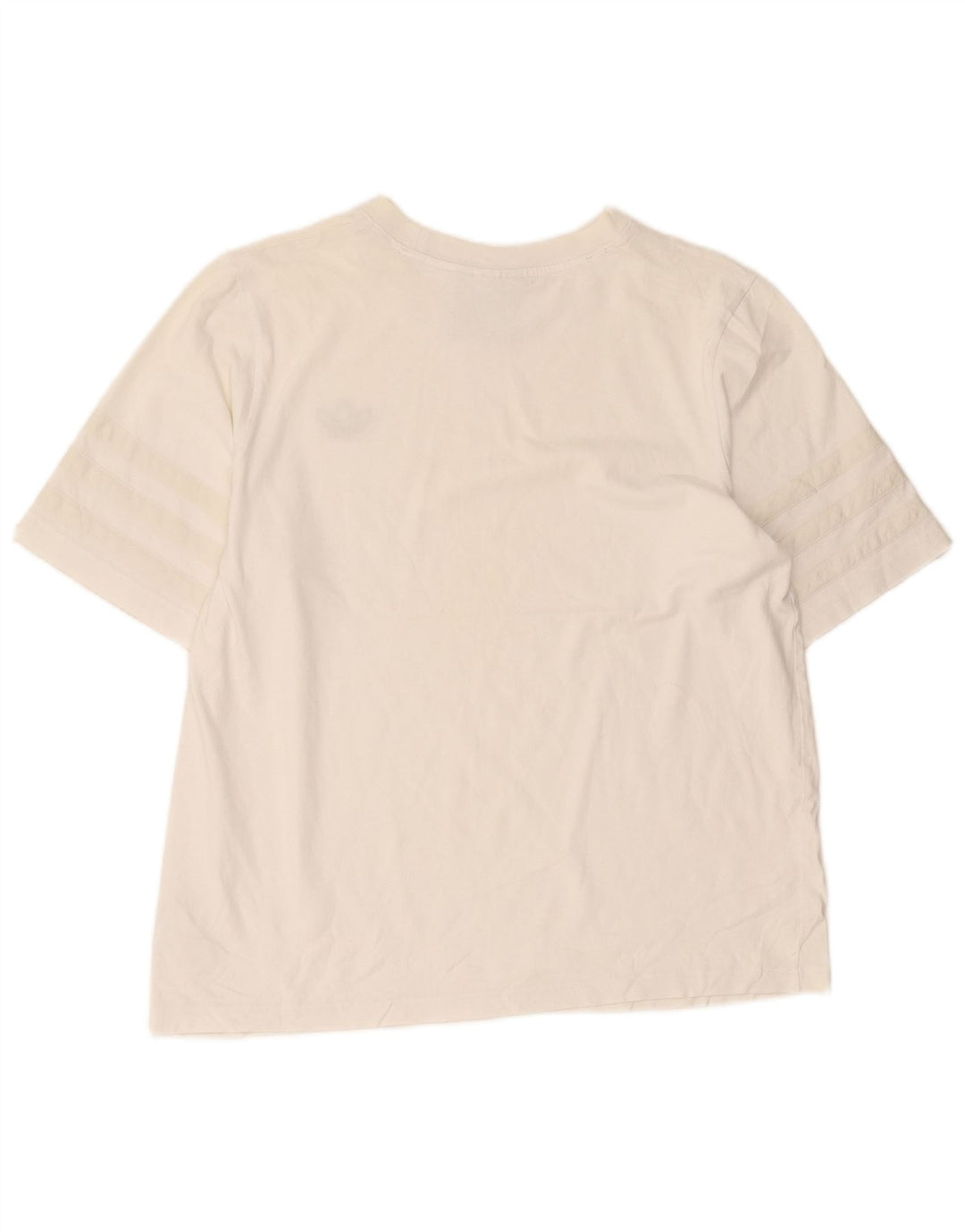 Adidas Mens T-Shirt Top Large White Cotton