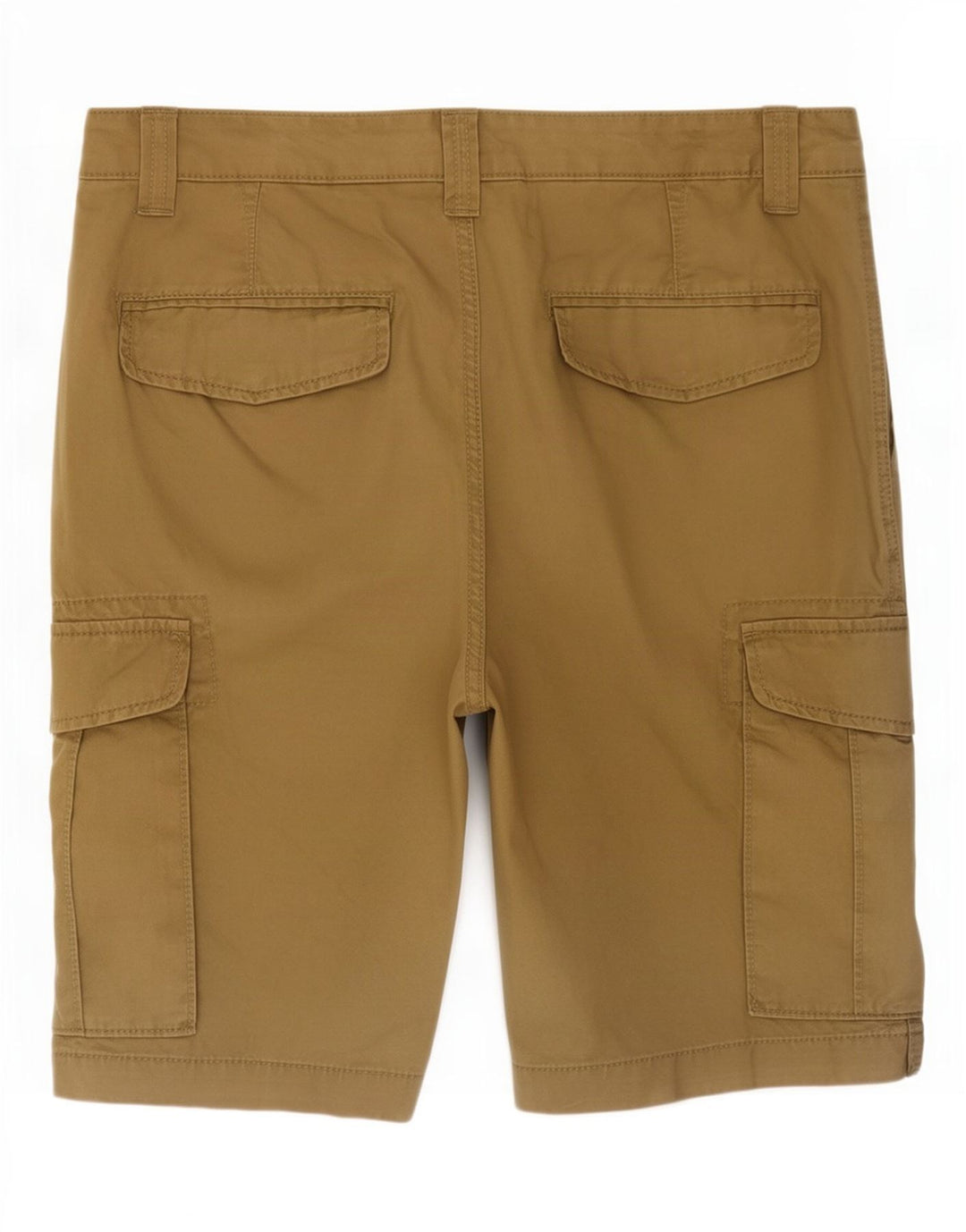 Marks & Spencer Mens Cargo Shorts W32 Medium Khaki Cotton