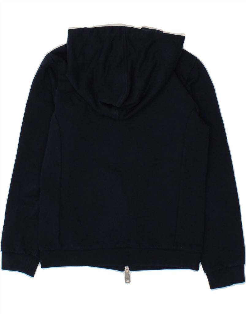 EMPORIO ARMANI Boys Zip Hoodie Sweater 9-10 Years Navy Blue Cotton Vintage Emporio Armani and Second-Hand Emporio Armani from Messina Hembry 