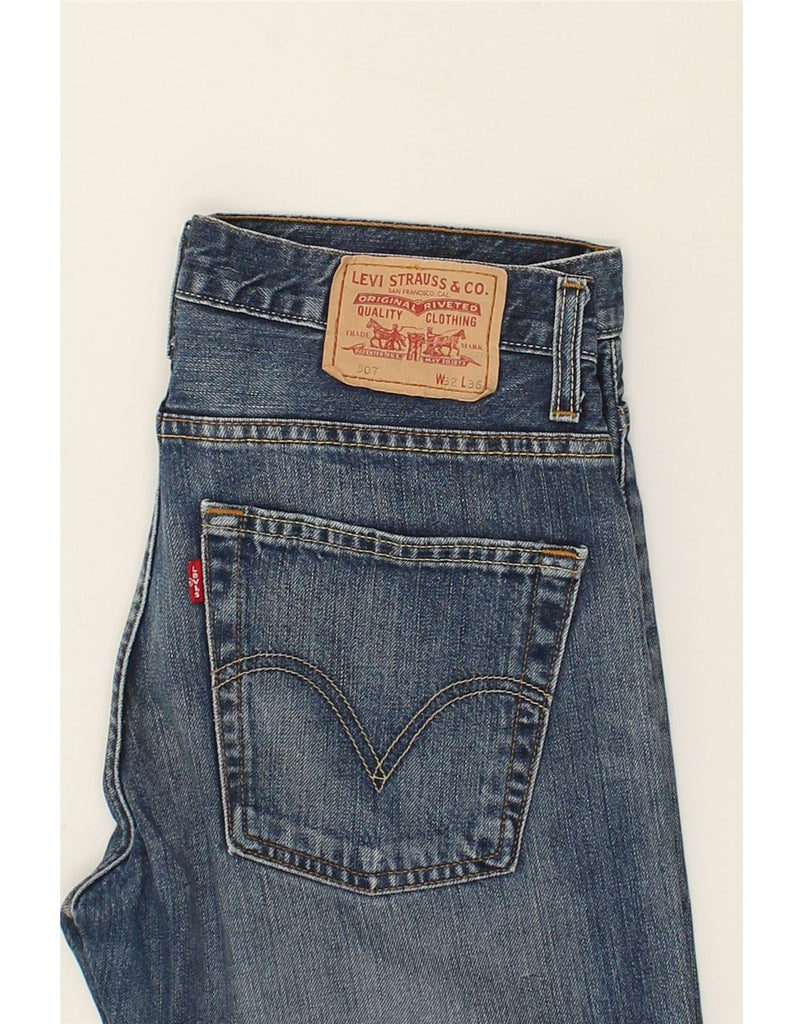 LEVI'S Mens 507 Straight Jeans W32 L28  Blue Cotton | Vintage Levi's | Thrift | Second-Hand Levi's | Used Clothing | Messina Hembry 