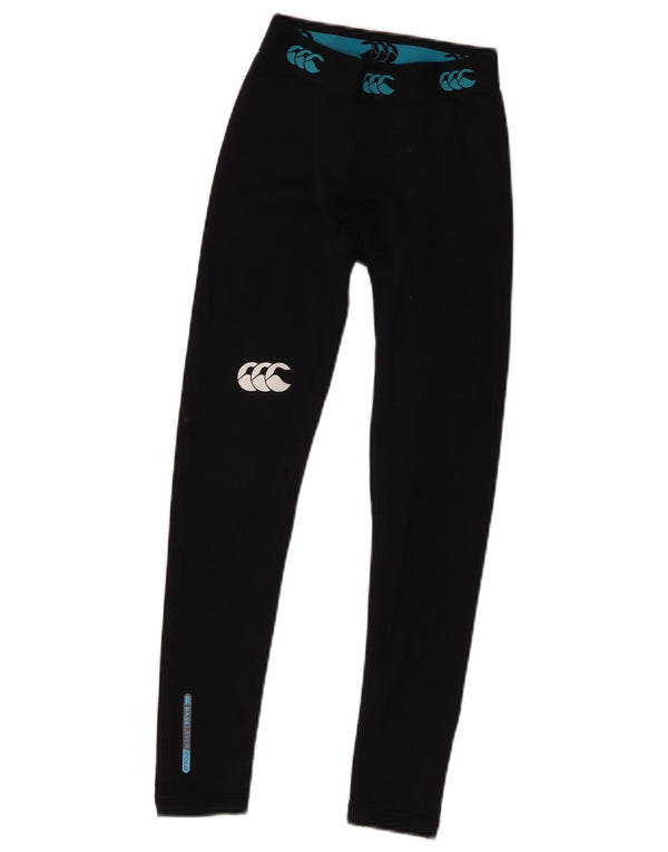 Canterbury Boys Graphic Leggings 7-8 Years Small Navy Blue