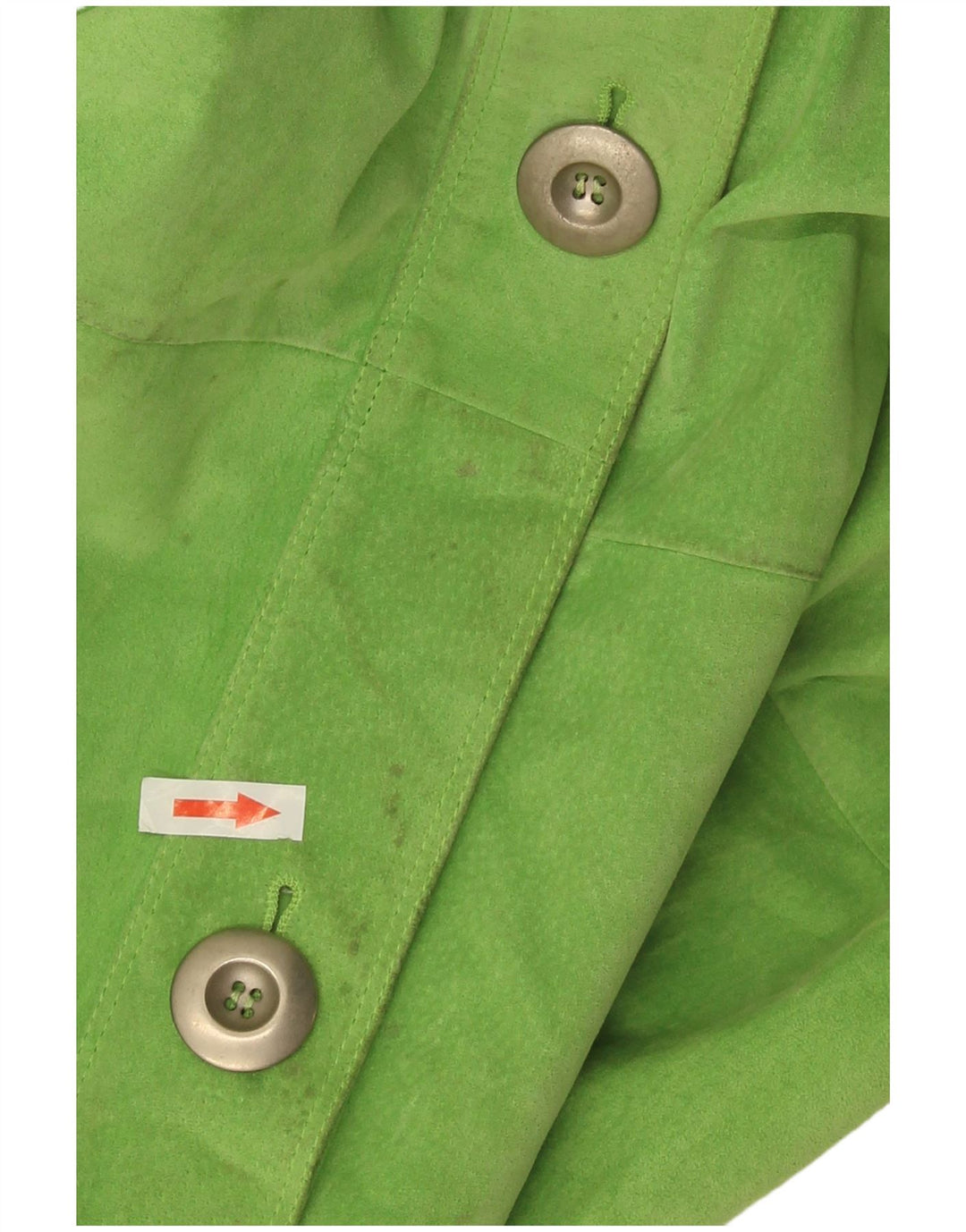 Gai Mattiolo Womens Suede Jacket UK 16 Large Green