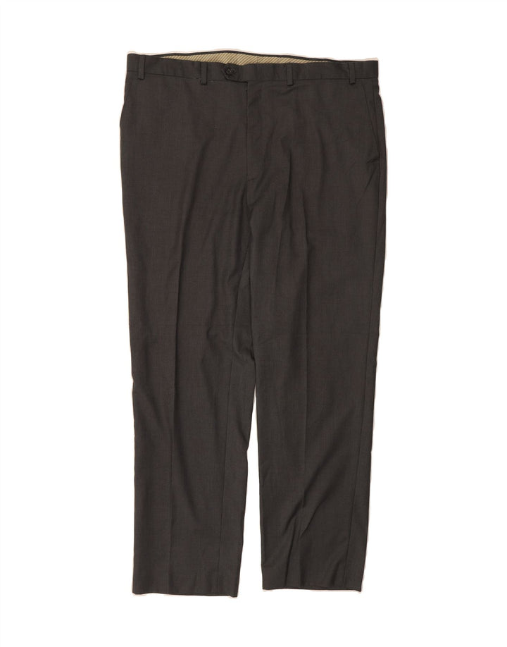 RALPH LAUREN Mens Straight Suit Trousers W40 L32 Grey Polyester Vintage Ralph Lauren and Second-Hand Ralph Lauren from Messina Hembry 