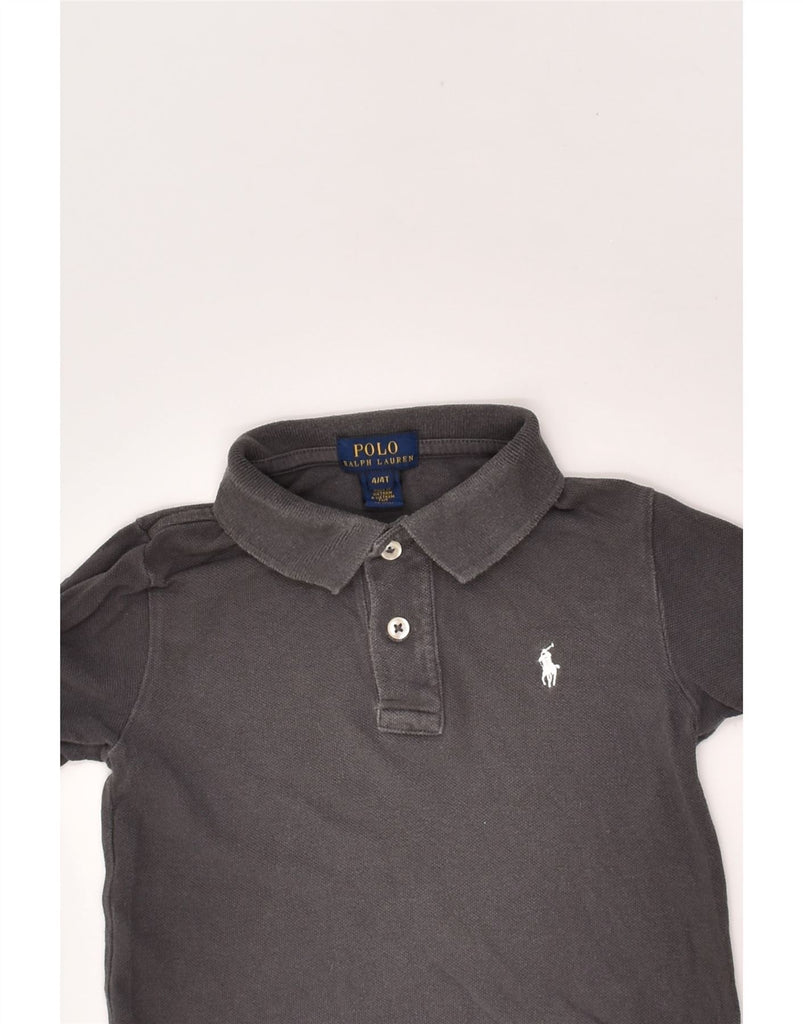 POLO RALPH LAUREN Boys Polo Shirt 3-4 Years Grey Cotton | Vintage Polo Ralph Lauren | Thrift | Second-Hand Polo Ralph Lauren | Used Clothing | Messina Hembry 