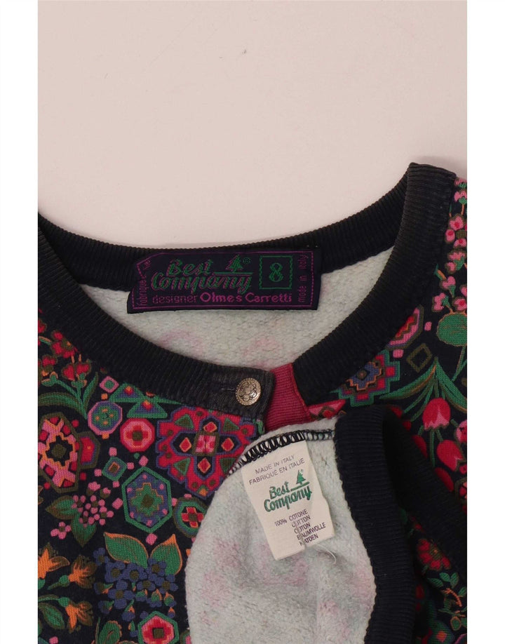 Best Company Womens Cardigan Sweater US 8 Medium Multicoloured