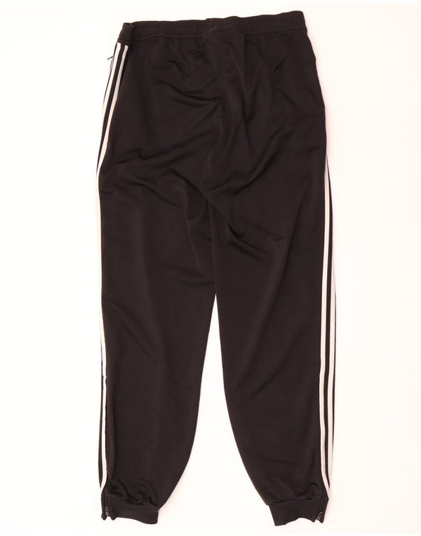 Adidas Mens Tracksuit Trousers Joggers Medium  Black Polyester