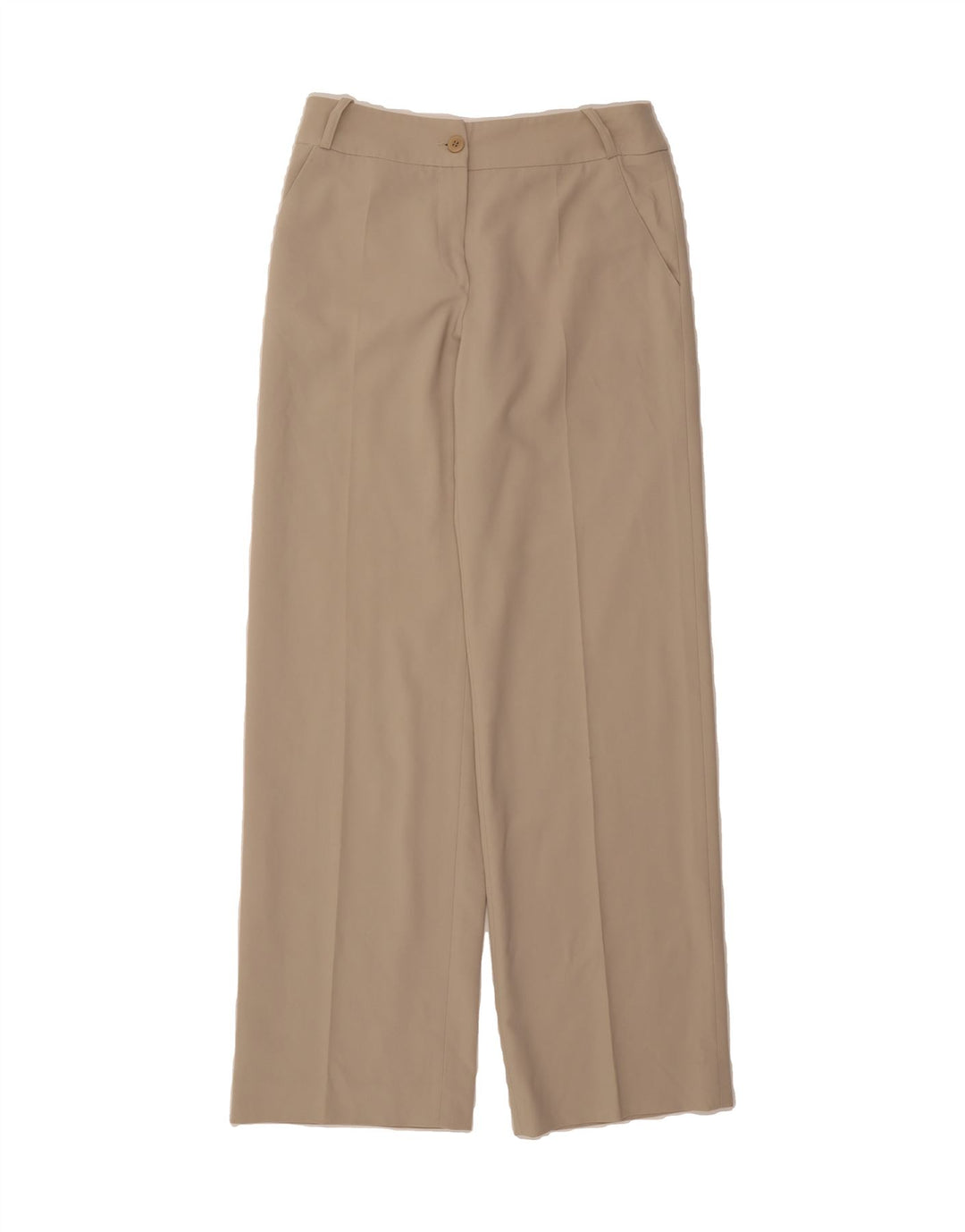 ARMANI Womens High Waist Casual Trousers US 6 Medium W30 L34 Beige Vintage Armani and Second-Hand Armani from Messina Hembry 