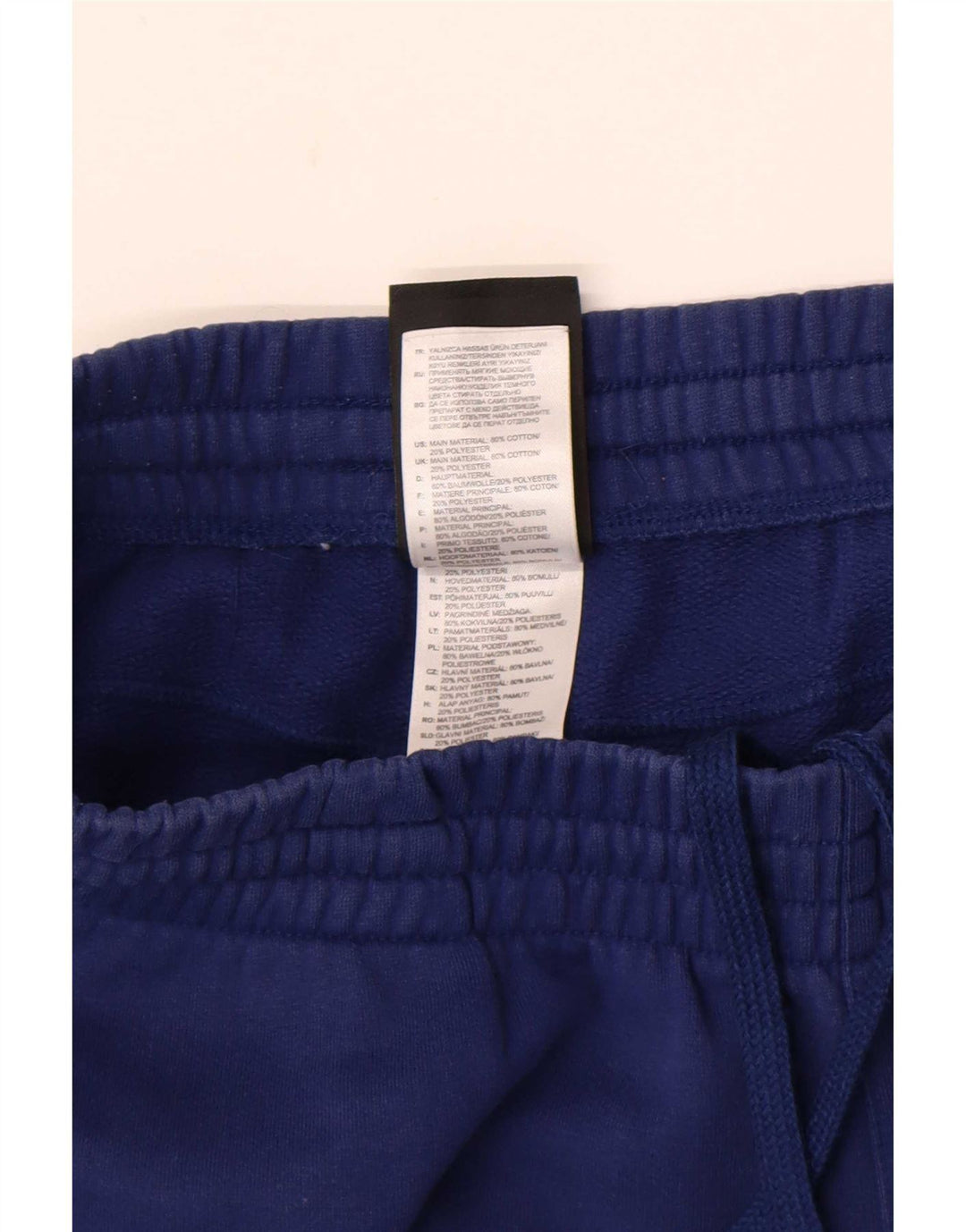 Adidas Mens Tracksuit Trousers Joggers Medium Navy Blue Cotton