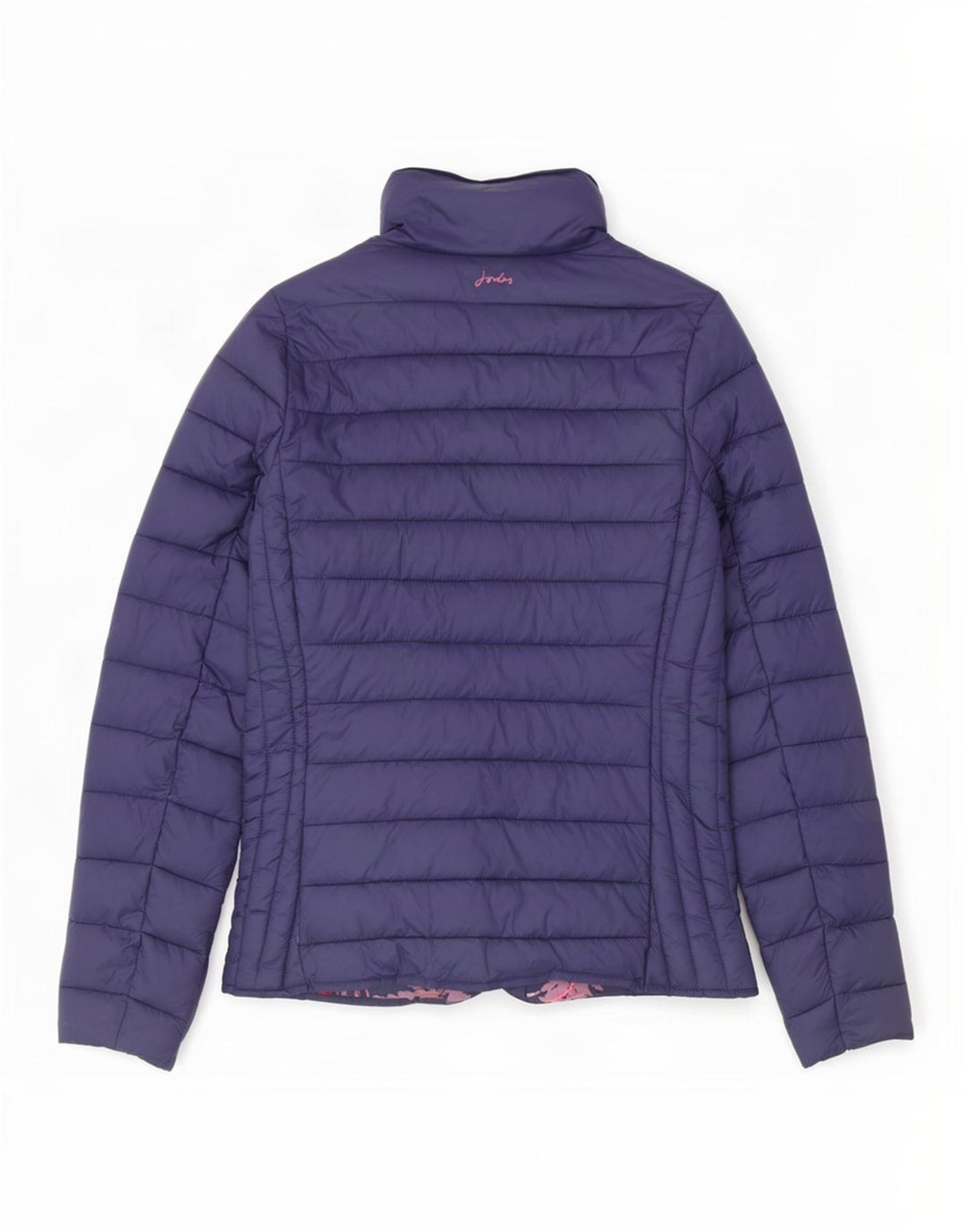 Joules Womens Padded Jacket UK 8 Small Navy Blue Polyamide