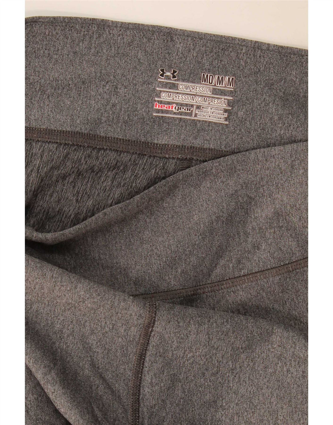 Under Armour Womens Heat Gear Capri Leggings UK 12 Medium Grey