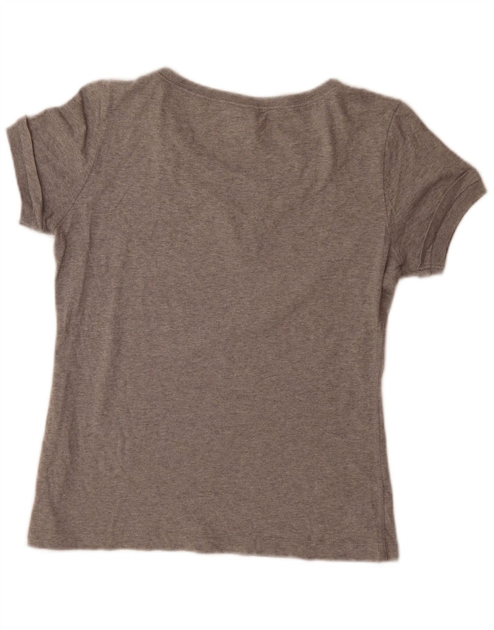 Champion Womens Heritage Classics Graphic T-Shirt Top UK 14 Large Grey