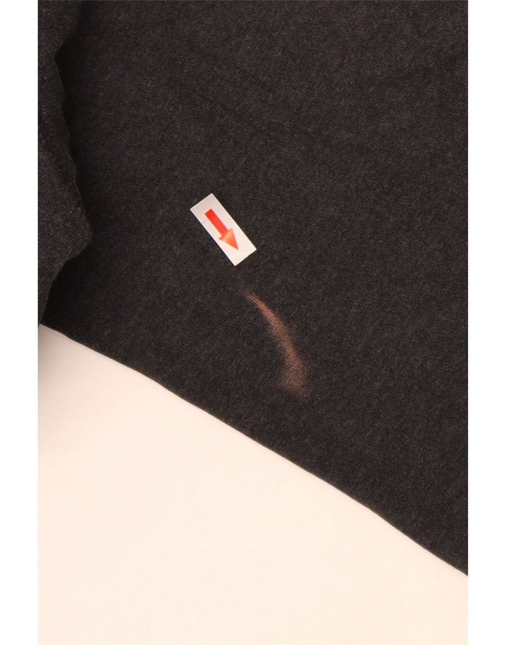 DKNY Womens Graphic Sweatshirt Jumper UK 18 XL Black Cotton