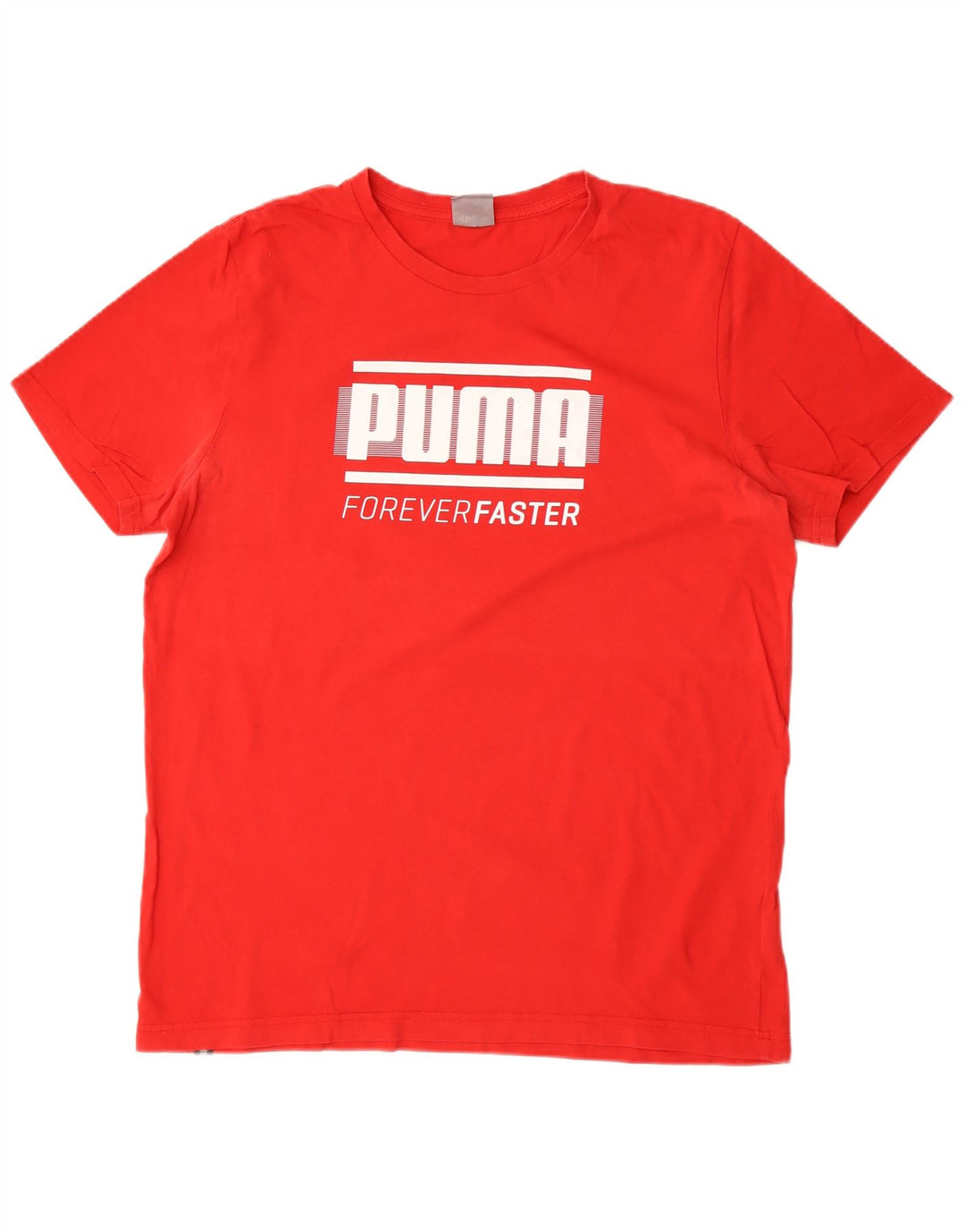 Puma Mens Graphic T-Shirt Top Large Red Cotton