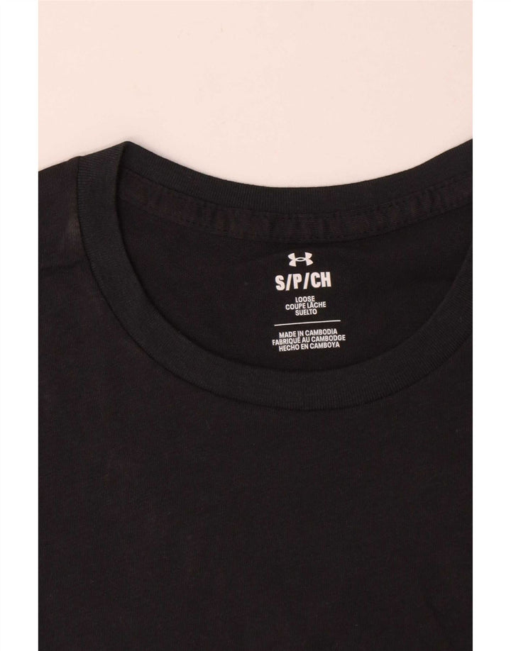Under Armour Mens T-Shirt Top Small Black