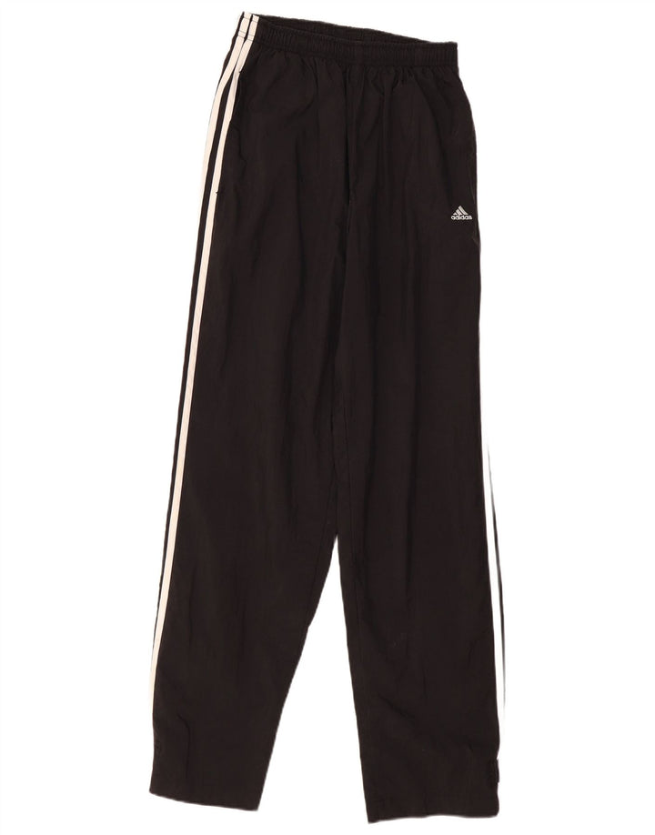 ADIDAS Mens Tracksuit Trousers Joggers Medium Black Polyester