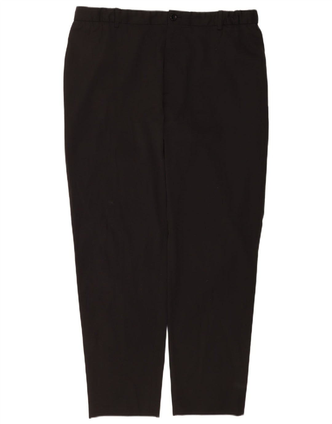 Calvin Klein Mens Tapered Chino Trousers W36 L30 Black Polyester