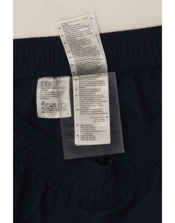 Adidas Mens Tracksuit Trousers Medium  Navy Blue Polyester